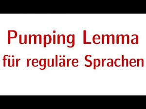 Pumping Lemma für erkennbare Sprachen [IMPROVED]