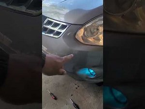 How to change the fog lights on a 2013 Nissan Rogue