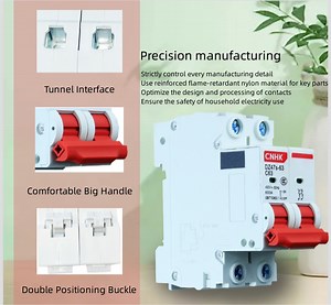 [Hot Item] Household Air Breaker Plastic Small Electrical Mini AC MCB Circuit Breaker