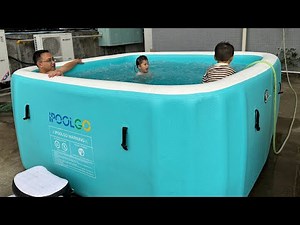 New upgraded inflatable spa pool for your life & Ipoolgo spa pool 🏊‍♂️