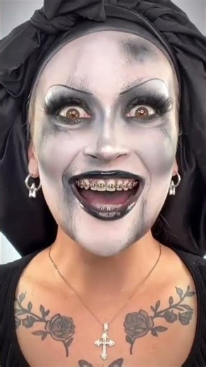 Cemetery Zombie Bride & Groom makeup😍😘 #short #shorts #tonatinez