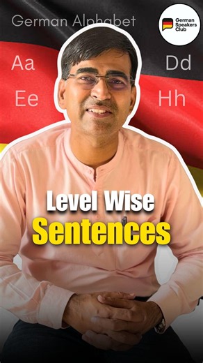 German Level - wise sentences | A1 → C1 German #GermanLevel #GermanVocabulary #germany
