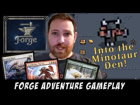 Forge Adventure Gameplay: Featuring "Going Green" and "Careful Mana Base Pays Off"
