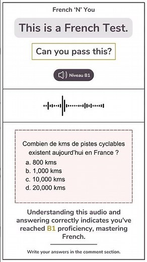 DELF B1 French Listening Test-3 #delfb1 #frenchnyou #french #frenchlistening #practice