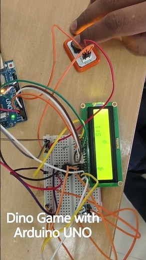 Dino Game with Arduino UNO #arduino #stemlearning #stem #coding #programming #ai