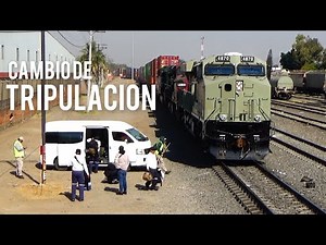 ASÍ CAMBIA DE TRIPULACIÓN UN TREN DE FERROMEX EN MÉXICO / TREN INTERMODAL CON UNA ES44AC NUEVA 4870