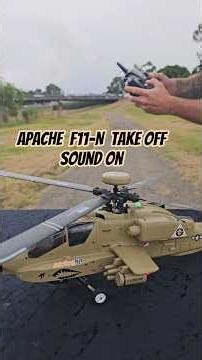 Yu Xiang Apache F11-N AH64 smoothest Flying Optical Flow Rc Heli #rcaircraft #rchelicopter #aviation