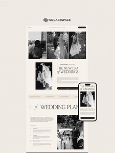 Squarespace Website Template for Wedding Pros: Planners, Photographers, Content Creators - Etsy Australia
