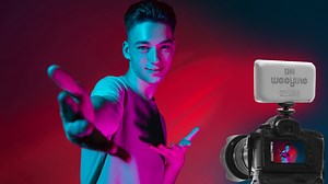 Watch portable and lightweight RGB camera light on Amazon Live