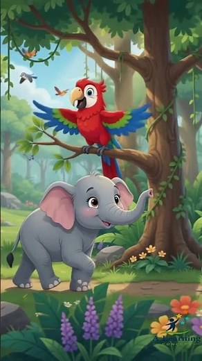 🌿 Walking in the Jungle 🐘 | Jungle Family Nursery Rhyme | Fun Animal Song for Kids