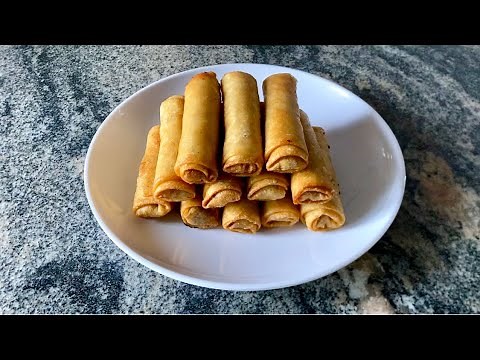 How to Make Crispy Vegetable Spring Rolls | Easy Homemade Recipe 🥬