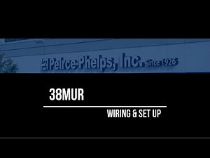 38MUR low voltage wiring & set up