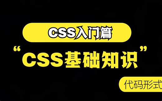 【CSS入门】从零开始，轻松掌握CSS布局与样式！