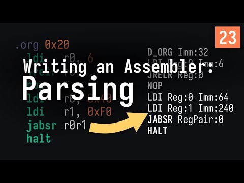 Parse Instructions into My Assembler – Superscalar 8-Bit CPU #23