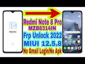 Redmi Note 8 Pro MIUI 12.5.8 Frp Bypass Without Pc |New Trick 2022| Bypass Google Lock 100% Working