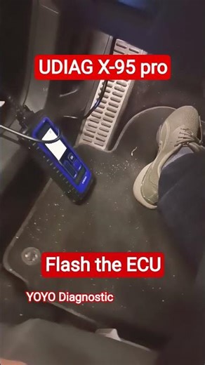 UDIAG X-95pro(Launch) ECU flash.