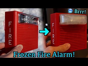 Will an Overnight Frozen Fire Alarm Still Work? | Extreme Cold Electronics Test!