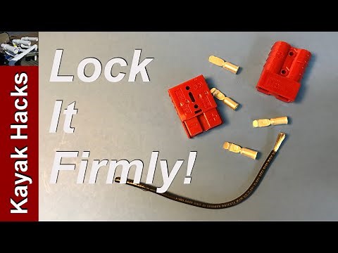 Kayak Trolling Motor Wiring - Clamping Quick Connects