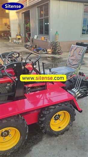 35HP Compact 4WD Tractor with Loader and Tiller #rotarytiller #tractor #minitractor #cultivator