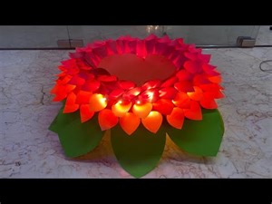 Festival decorations/big lotus flower throne/baby photo prop/Diwali decoration ideas/big paperflower