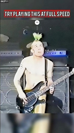 Flea - “Try Playing This At Full Speed” 🤯 #Shorts #Flea #Bass #BassSolo #RedHotChiliPeppers
