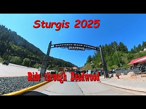Riding Through Deadwood – Sturgis Motorcycle Rally 2025 | Wild West Meets Chrome and Thunder