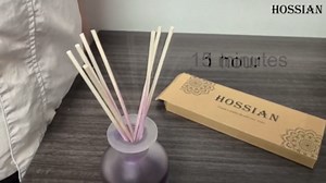 HOSSIAN 9 Inch Reed Diffuser Sticks, 20pcs Natural Rattan Sticks Oil Diffuser Sticks Diffuser Sticks Refill