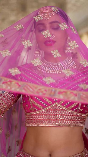 This stunning contrasted pink lehenga looks breathtaking with the intricate bead and cut dhana work in gold🩷 A perfect bride attire does exist! Check out our variety of bridal lehengas on our website Link is in bio #suvidhafashion #lehenga #lehengacholi #lehengas #pinklehenga #goldwork #lehengawedding #weddingcouture #weddinglehenga #ethnicwear #desicouture #traditionalwear #premiumoutfit #designeroutfit #onlineshopping #indianfashion #desifashion #desi #familyshop #handmade #traditional #dress