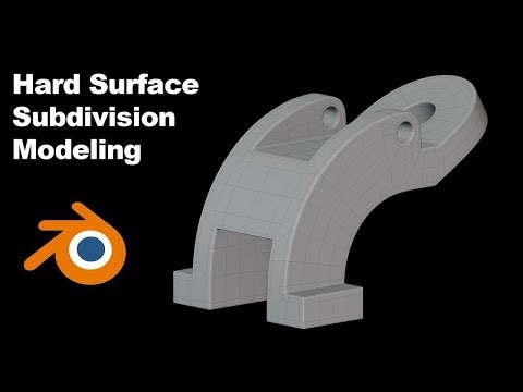 Blender Hard surface subdivision modeling #blender #tutorial