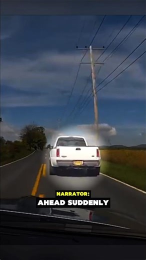 Reckless Driver Passes Two Cars at Once