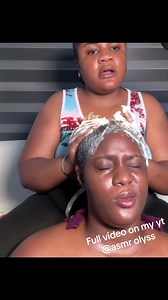 ASMR HAIR SHAMPOOING #asmr #asmrhair #hairshampoo #gumchewing #asmrgumchewing
