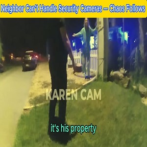 Neighbor Can’t Handle Security Cameras — Chaos Follows #cops #copwatch #bodycam #dashcam #footage #crime #policeofficer | Atelier Puget