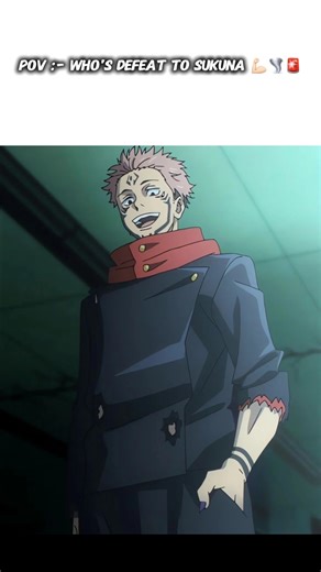Can anyone actually defeat Sukuna? 🧐 #AnimeShorts #jujutsukaisen #shortvideo
