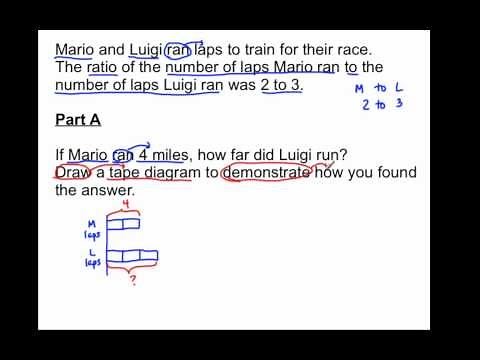 6.RP.3 - Equivalent Ratios Using Tape Diagrams