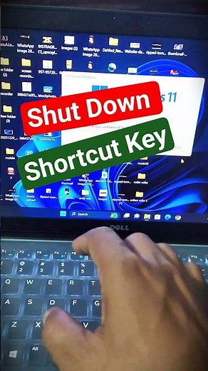Without Mouse Laptop Shutdown 😳 | 1 Click Secret Trick