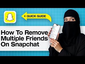 How To Remove Multiple Friends On Snapchat | Delete Multiple Snapchat Friends - Bulk Remove Friends