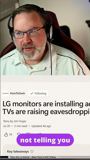 Why you should be scared of smart monitors #privacy #tech #adware