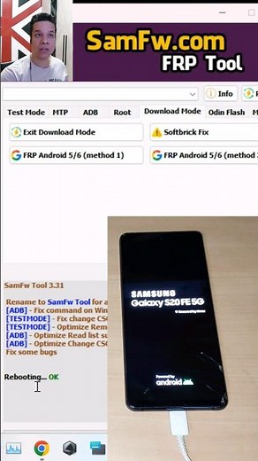 TURN ON THE S20FE CELL PHONE WITH A BROKEN POWER BUTTON