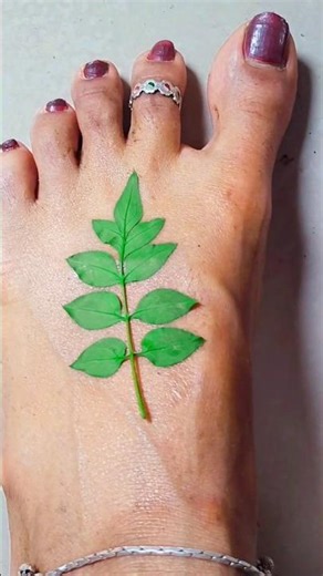 Simple Unique And Beautiful Leaf Mehndi Design ❤️🌿💁🏻‍♀️#youtubeshorts​ #mehndi​ #leafmehndi​ #shots​
