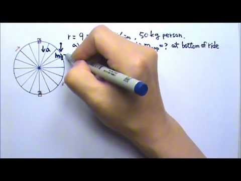 AP Physics 1: Forces 24: Circular Motion 6: Ferris Wheel