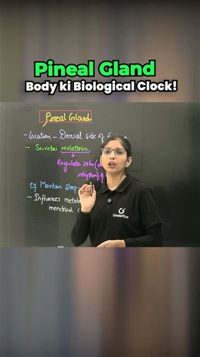 Pineal Gland – The Master of Your Biological Clock! #fyp #biology