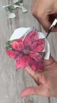 Frasco decorado con decoupage 3D