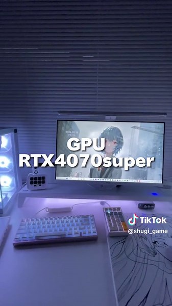 真っ白で可愛いゲームや配信や動画編集などできるPC #ゲーミングPC初心者 #ゲーミングpc #白環境 #デバイス紹介 #ゲーム配信