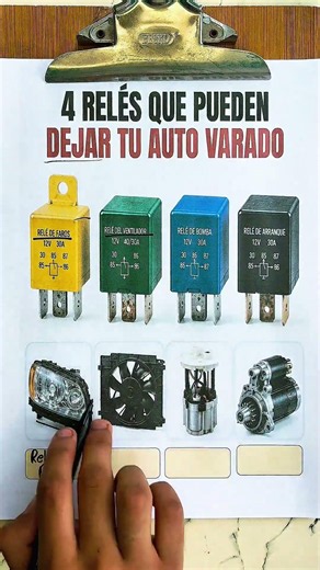 These are the 4 relays that will leave you stranded 😱💯 #engine #mechanic #auto #mechanics #relay