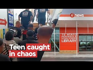 Teen caught up in Destiny Church library protest speaks out | 1News on TVNZ+