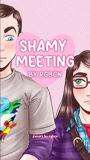 Sheldon met Amy 16 years ago 💜 #shamy #fanart #animation