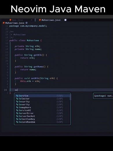 NEOVIM JAVA MAVEN PROJECT #pojokcode #tutorial #expressjs #reactjs #python #mysql #reactjs