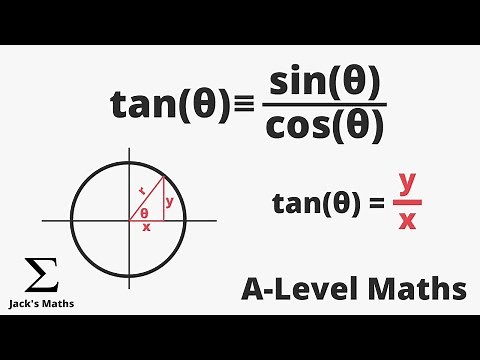 Proving Trig Identity tan(x) = sin(x)/cos(x) | A-Level Maths