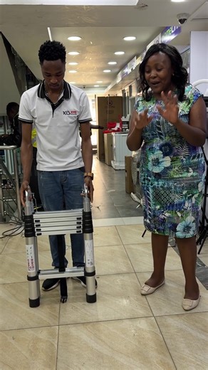 Double Telescopic Aluminum Ladder extends fast, locks secure, and folds down compact! 🔒✨ Lightweight. Heavy-duty. Space-saving. Perfect for home, site work & DIY jobs. 🏠🔧 Reach higher. Work smarter. 💪 #telescopicladder #aluminumladder #worksmart #safety #kevicitech