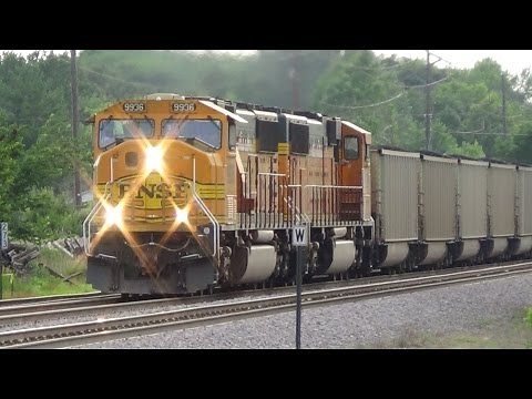 Weird-sounding horn on BNSF coal train